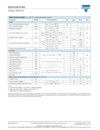 SUD15N15-95-E3 Datasheet Pagina 2
