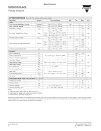 SUD19P06-60L-E3 Datasheet Page 2