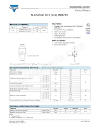 SUD50N04-8M8P-4GE3 Datasheet Cover