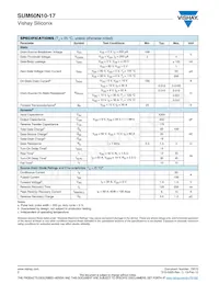 SUM60N10-17-E3 Datasheet Pagina 2