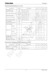 TPC8211(TE12L Datasheet Pagina 3