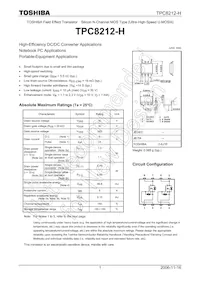 TPC8212-H(TE12LQ Datasheet Copertura