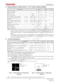 TPC8221-H Datasheet Pagina 2