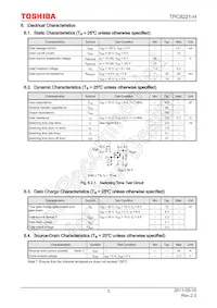 TPC8221-H Datasheet Page 3