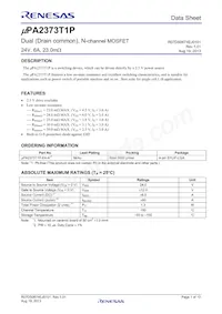 UPA2373T1P-E4-A Datasheet Copertura