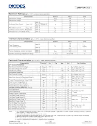ZXMP10A17E6TA Datasheet Page 2