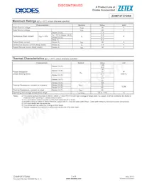 ZXMP3F37DN8TA Datasheet Page 2