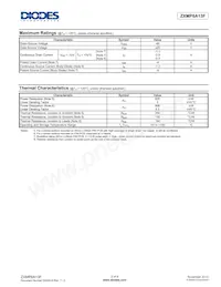 ZXMP6A13FTA Datasheet Page 2
