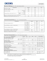 2N7002DW-7 Datasheet Page 2