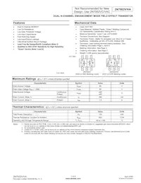 2N7002V-7 Datasheet Cover