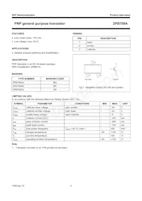2PB709AS Datasheet Page 3