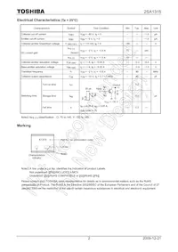 2SA1315-Y Datasheet Page 2