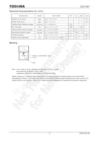 2SA1887(F) Datasheet Page 2