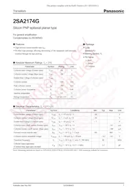 2SA2174G0L Datasheet Copertura