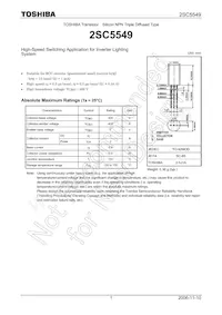 2SC5549 Datasheet Copertura