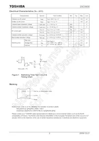 2SC5930(TPF2 Datasheet Page 2