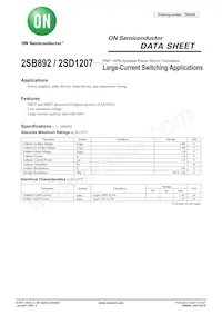 2SD1207U Datasheet Cover