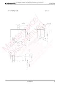 2SD2216G0L Datasheet Pagina 3