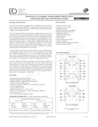 ALD110814PCL Datasheet Cover