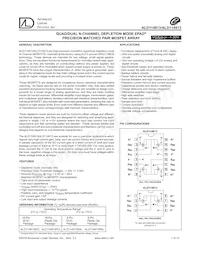 ALD114813PCL Datasheet Cover