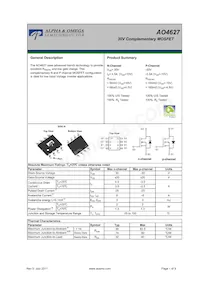 AO4627 Datasheet Cover