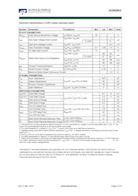 AON2802 Datasheet Page 2