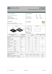 AON6998 Datenblatt Cover