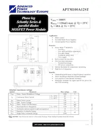 APTM100A12STG Datasheet Cover
