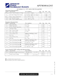 APTM100A12STG Datasheet Page 2
