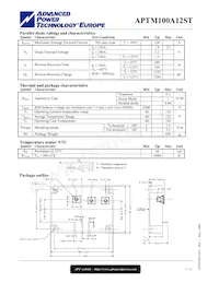 APTM100A12STG數據表 頁面 3