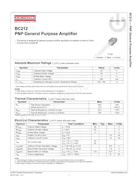 BC212_J35Z Datasheet Copertura