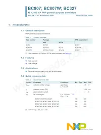 BC327 Datasheet Pagina 2