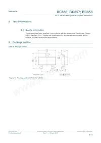 BC857C/DG/B3 Datasheet Page 9