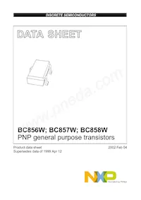 BC857CW/MIX Datasheet Page 2