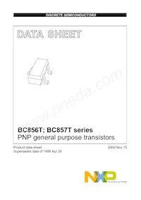 BC857T Datasheet Page 2