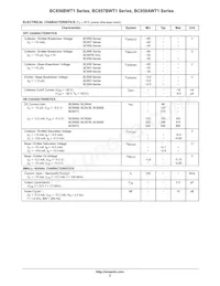 BC858BWT1 Datasheet Page 2
