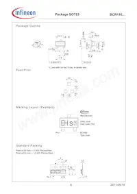 BCR 116S H6727 Datasheet Page 8