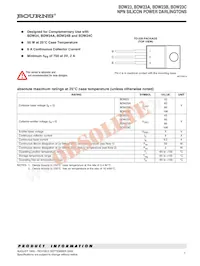 BDW23A-S Datasheet Cover