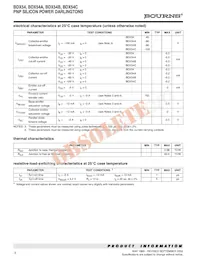 BDX54B-S Datasheet Pagina 2