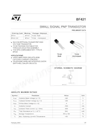 BF421-AP Datasheet Cover