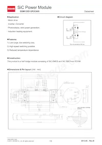 BSM120D12P2C005 Datasheet Cover