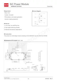 BSM300D12P2E001 Datasheet Cover