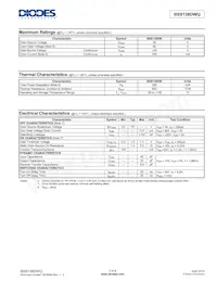 BSS138DWQ-13 Datasheet Pagina 2