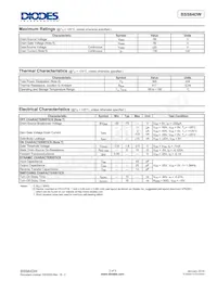 BSS84DW-7 Datasheet Page 2