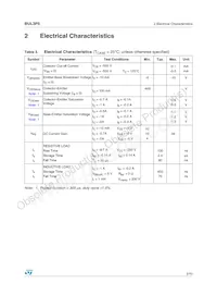 BUL3P5 Datasheet Page 3