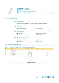 BUT12AX Datasheet Copertura