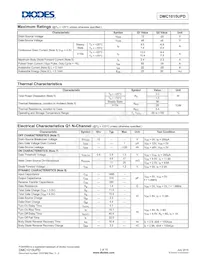DMC1015UPD-13 Datasheet Pagina 2