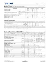 DMC1028UFDB-13 Datasheet Pagina 2