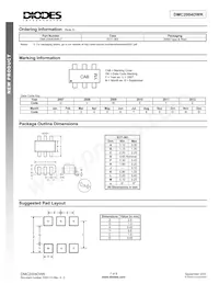 DMC2004DWK-7 Datasheet Pagina 7