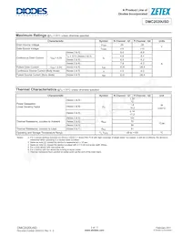 DMC2020USD-13 Datasheet Pagina 2